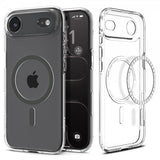Spigen iPhone Air Skal Ultra Hybrid MagFit Clear Graphite
