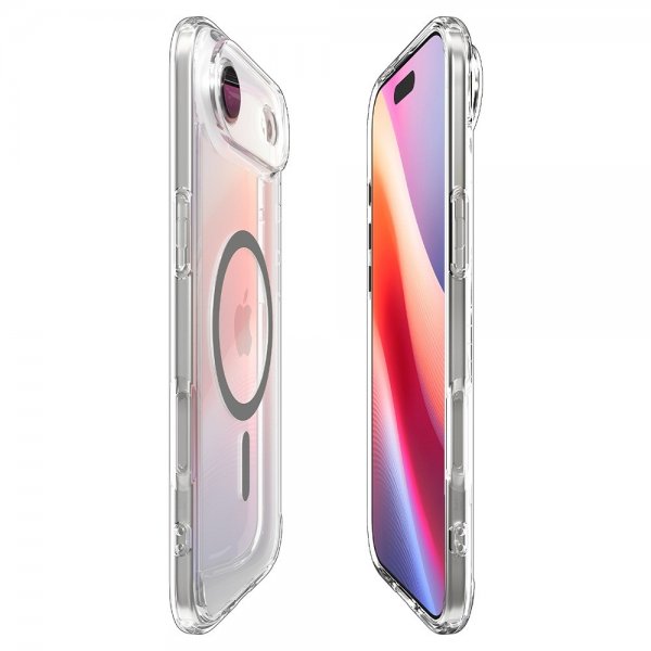 Spigen iPhone Air Skal Ultra Hybrid MagFit Clear Graphite