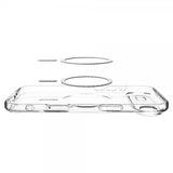 Spigen iPhone Air Skal Ultra Hybrid MagFit Clear Graphite