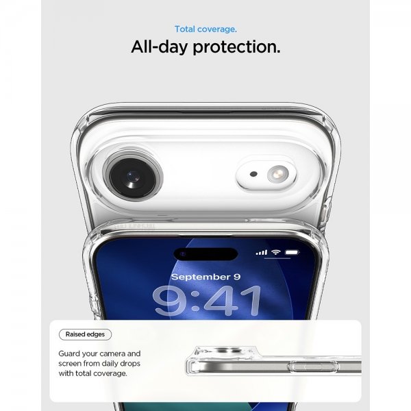 Spigen iPhone Air Skal Ultra Hybrid MagFit Clear White