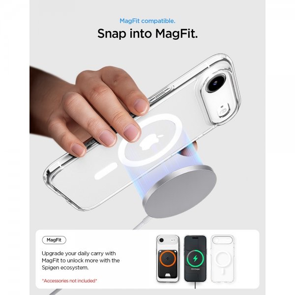 Spigen iPhone Air Skal Ultra Hybrid MagFit Clear White