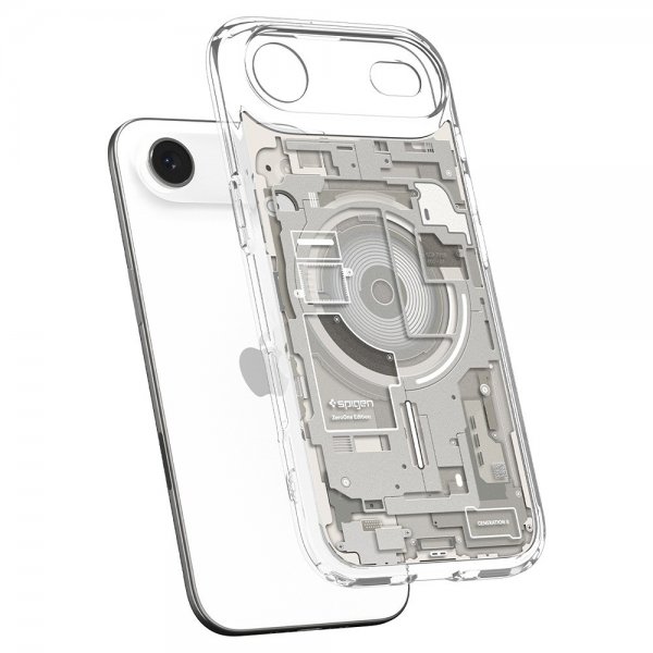 Spigen iPhone Air Skal Ultra Hybrid Zero One MagFit Natural Titanium