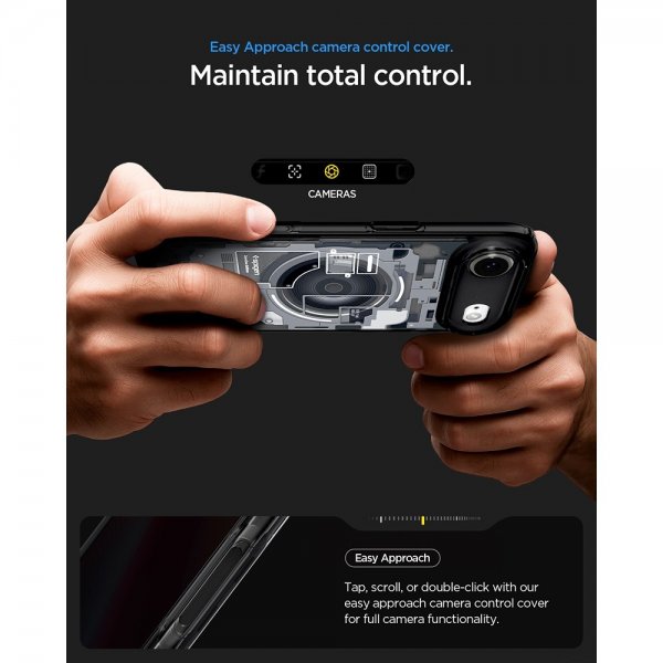 Spigen iPhone Air Skal Ultra Hybrid Zero One MagFit Svart