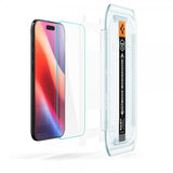 Spigen iPhone Air Skärmskydd GLAS.tR EZ Fit 2-pack