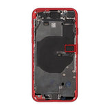 iPhone SE 2020 Baksida med Komplett Ram OEM - Röd