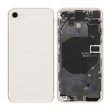 iPhone SE 2020 Baksida med Komplett Ram OEM - Vit