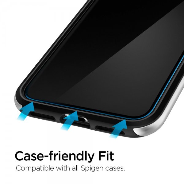 Spigen iPhone X/Xs/11 Pro Skärmskydd GLAS.tR ALIGNmaster 2-pack