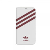 Adidas iPhone X/Xs Fodral OR Booklet Case SS19 Burgundy White