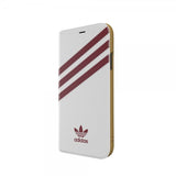 Adidas iPhone X/Xs Fodral OR Booklet Case SS19 Burgundy White