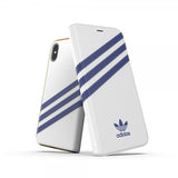 Adidas iPhone X/Xs Fodral OR Booklet Case SS19 Vit Blå