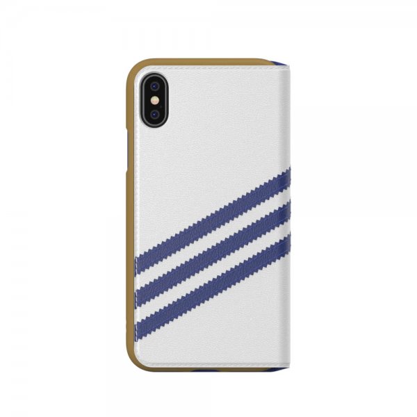 Adidas iPhone X/Xs Fodral OR Booklet Case SS19 Vit Blå