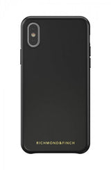 Richmond & Finch iPhone X/Xs Fodral Wallet Löstagbart skal Svart