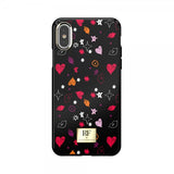 Richmond & Finch iPhone X/Xs Skal Heart And Kisses