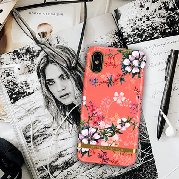 Richmond & Finch iPhone X/Xs Skal Coral Dreams
