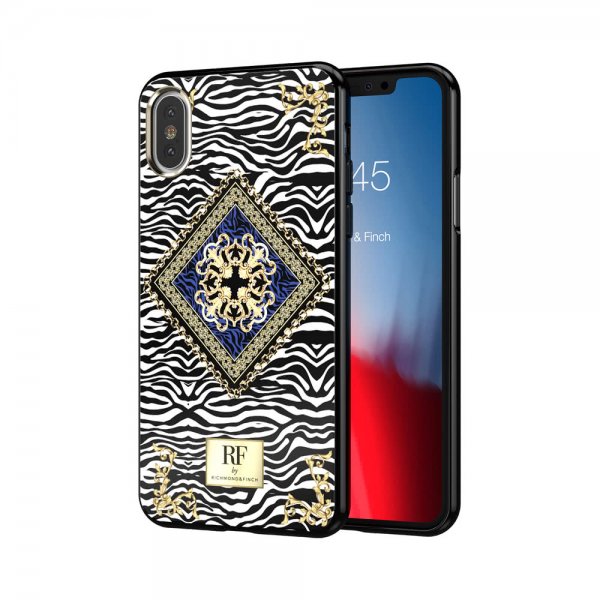 Richmond & Finch iPhone X/Xs Skal Zebra Chain