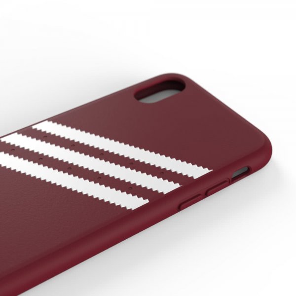 Adidas iPhone X/Xs Skal OR Moulded Case SS19 SUEDE Burgundy