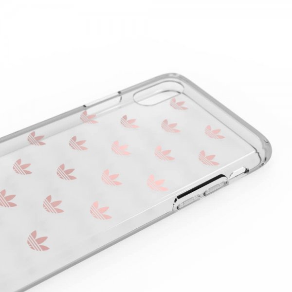 Adidas iPhone X/Xs Skal OR Snap Case Entry SS19 Klar Roseguld