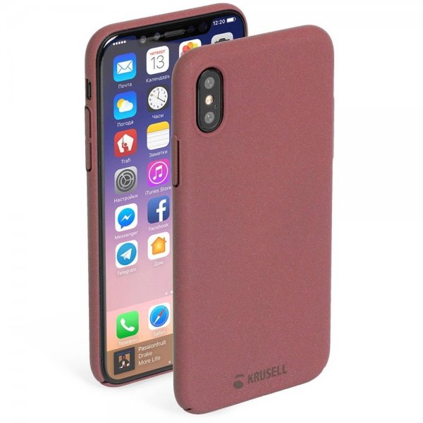 Krusell iPhone X/Xs Skal Sandby Cover Rust