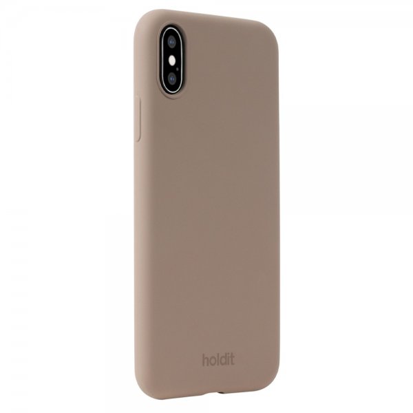 holdit iPhone X/Xs Skal Silikon Mocha Brown