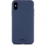 holdit iPhone X/Xs Skal Silikon Navy Blue