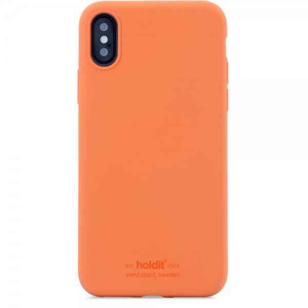 holdit iPhone X/Xs Skal Silikon Orange
