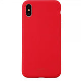 holdit iPhone X/Xs Skal Silikon Ruby Red