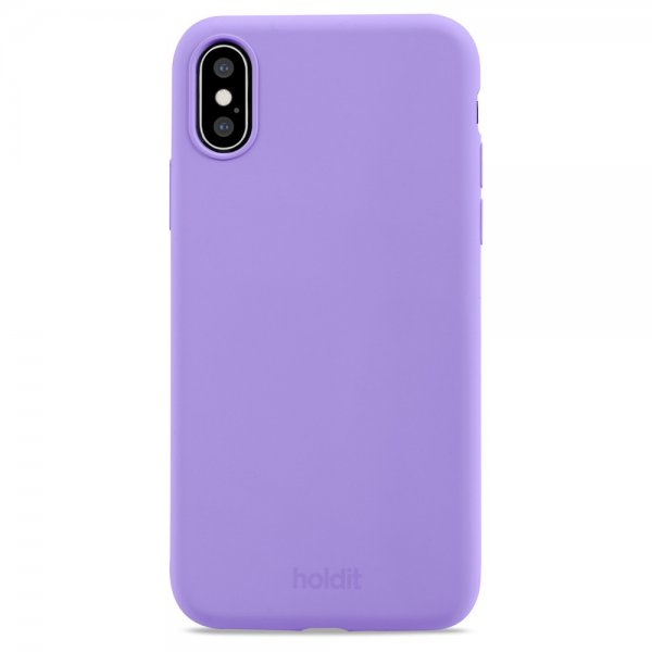 holdit iPhone X/Xs Skal Silikon Violet