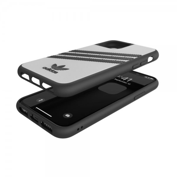 Adidas iPhone 11 Pro Skal OR 3 Stripes Snap Case PU FW19 Vit Svart