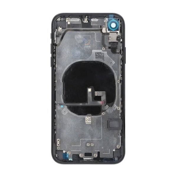 iPhone XR Baksida med Komplett Ram Premium - Svart