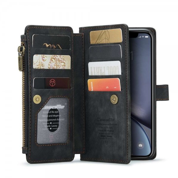 CaseMe iPhone Xr Fodral C30 Series Svart