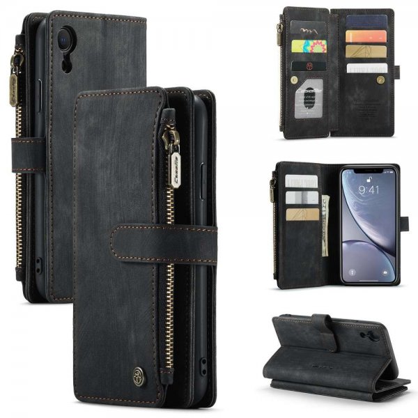 CaseMe iPhone Xr Fodral C30 Series Svart