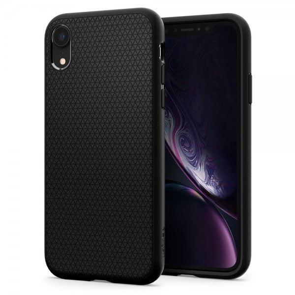 Spigen iPhone Xr Skal Liquid Air Matte Black
