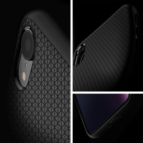 Spigen iPhone Xr Skal Liquid Air Matte Black
