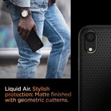 Spigen iPhone Xr Skal Liquid Air Matte Black