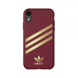 Adidas iPhone Xr Skal OR Moulded Case FW18 SUEDE Burgundy Gold