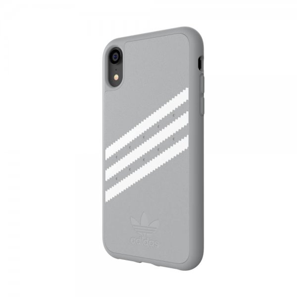 Adidas iPhone Xr Skal OR Moulded Case FW18 SUEDE Grå Vit