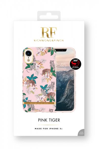 Richmond & Finch iPhone Xr Skal Pink Tiger