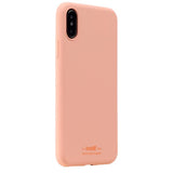 holdit iPhone X/Xs Skal Silikon Pink Peach