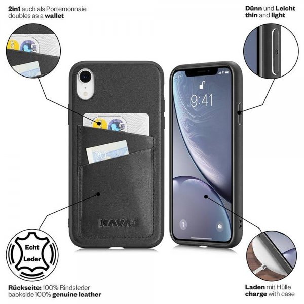 KAVAJ iPhone Xr Skal Tokyo Svart