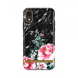 Richmond & Finch iPhone Xr Skal Black Marble Floral