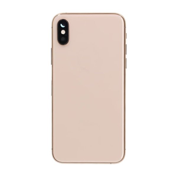 iPhone XS Baksida med Komplett Ram Premium - Guld