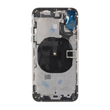 iPhone XS Baksida med Komplett Ram Premium - Silver