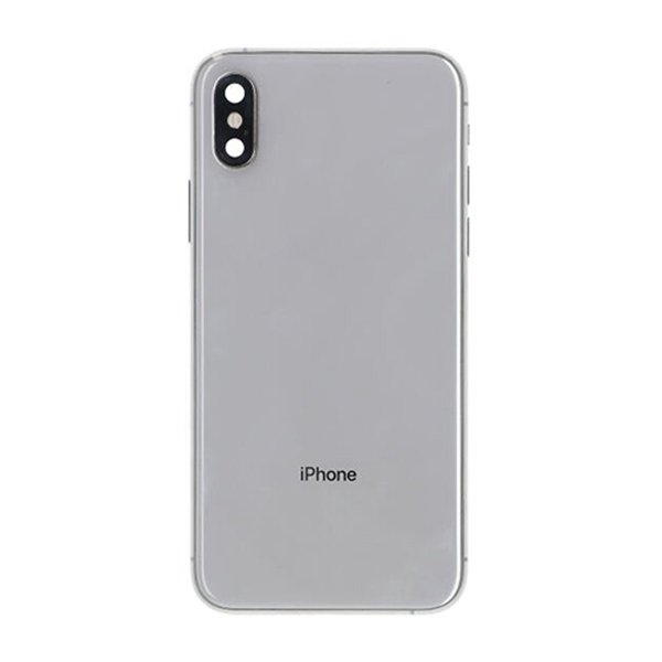 iPhone XS Baksida med Komplett Ram - Vit