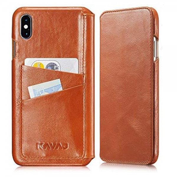 Kavaj iPhone Xs Max Fodral Dallas Brun