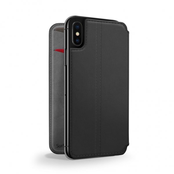 Twelve South iPhone Xs Max Plånboksfodral SurfacePad Svart