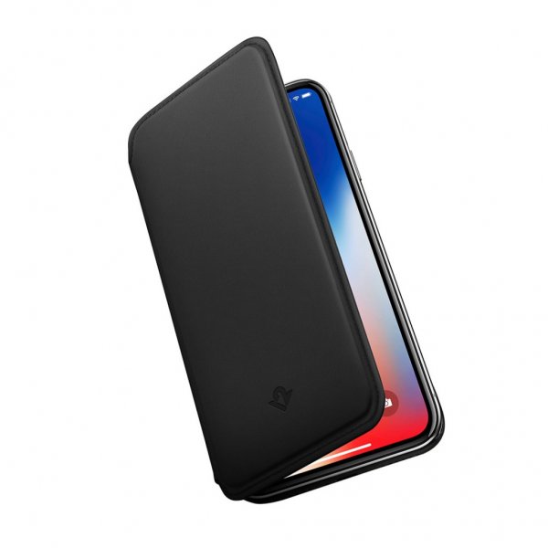 Twelve South iPhone Xs Max Plånboksfodral SurfacePad Svart