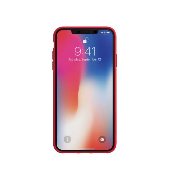 Adidas iPhone Xs Max Skal OR Moulded Case Suede FW18 Röd