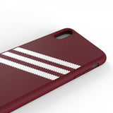 Adidas iPhone Xs Max Skal OR 3-Stripes Snap Case Suede SS19 Röd