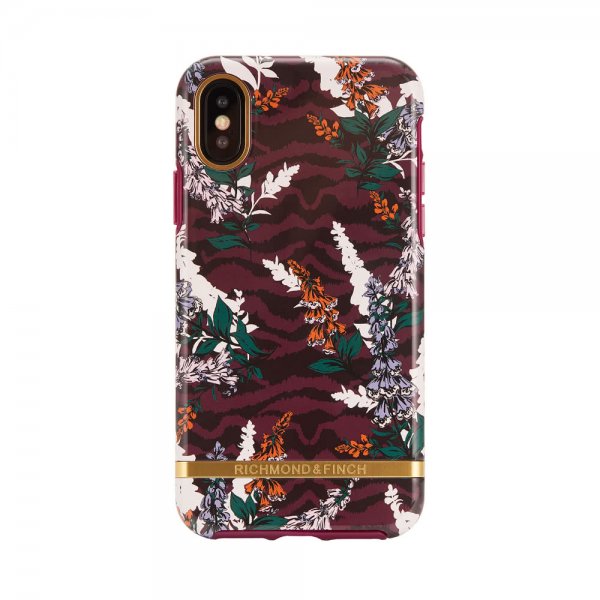 Richmond & Finch iPhone Xs Max Skal Floral Zebra