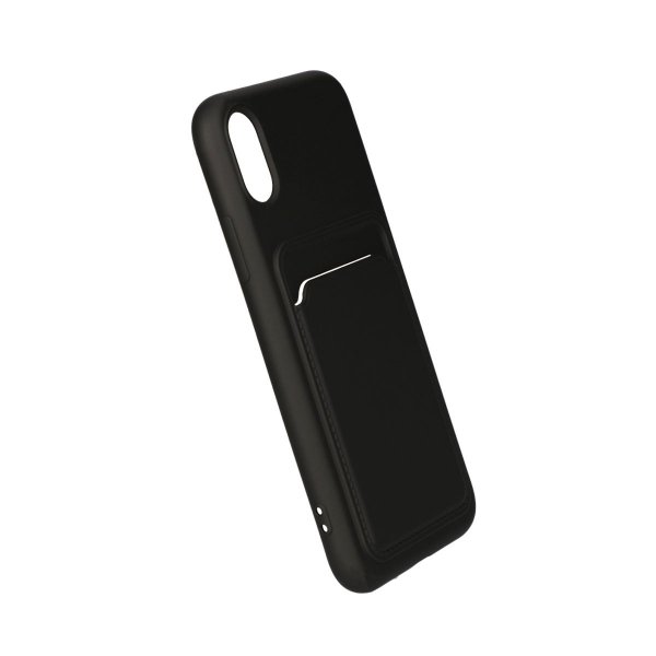 iPhone X/iPhone Xs Skal Korthållare Svart